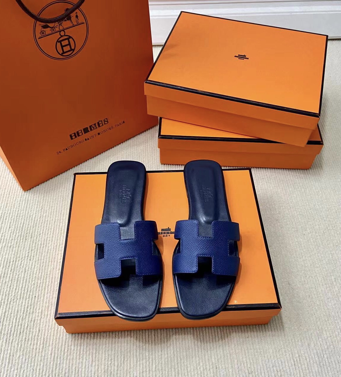 에르메스 올수공 오란 슬리퍼 샌들 앱송 99